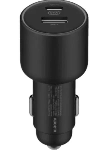 Автомобильное зарядное устройство Xiaomi 67W Car Charger (USB-A + Type-C), черный