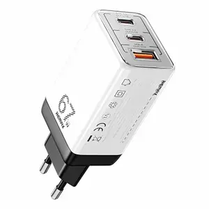 Устройство зарядное сетевое (адаптер) RP-U159 Figen Series 67W PD+QC GaN, белый Remax