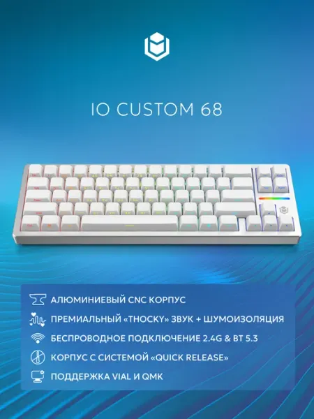 RSQ Игровая беспроводная клавиатура IO by Red Square Custom 68
