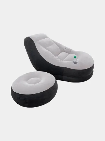 Надувное кресло, с пуфиком Ultra Lounge, Intex 68564