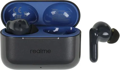 Наушники беспроводные REALME Buds T200, Bluetooth, внутриканальные, серый (6941764462069)