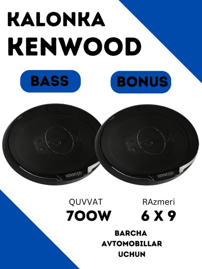 Автомобильная акустика, колонка Kenwood KFC PS 6995 EX, 700 Вт