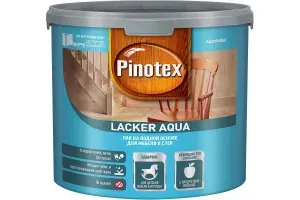 Pinotex LACKER AQUA 10 колерованный лак, Мята 016(2,7л)