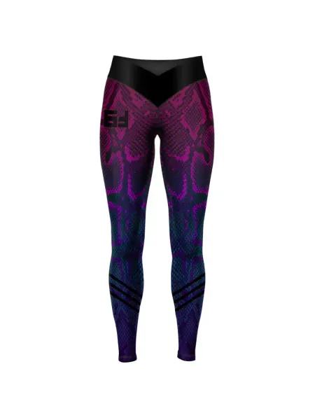 6F WEAR Тайтсы V-пояс (лосины женские, тайтсы компресс) 6F Snake