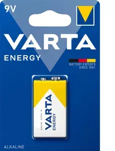 Батарейка VARTA Energy 6LR61/9V, 1 штука (1 штука в блистере)