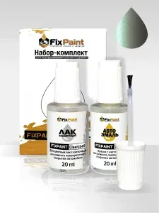 Подкраска TOYOTA, код 6S4, GREEN MICA, набор FixPaint Double, краска и лак для подкраски сколов и царапин