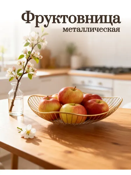 Ваза корзина для овощей и фруктов фруктовница