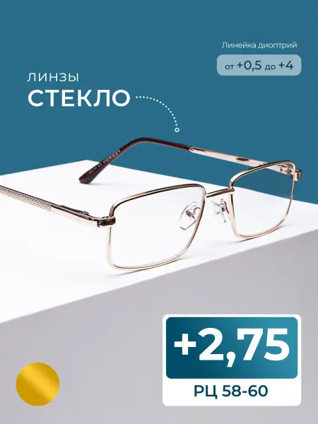 The Glasses Are Correcting Nova Очки для зрения 58-60 линзы стекло (+2.75) мужские женские