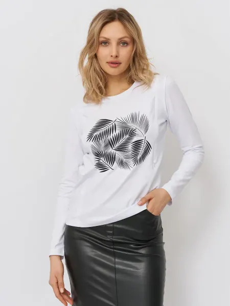 Brandmama Лонгслив футболка с длинным рукавом для кормящих мам