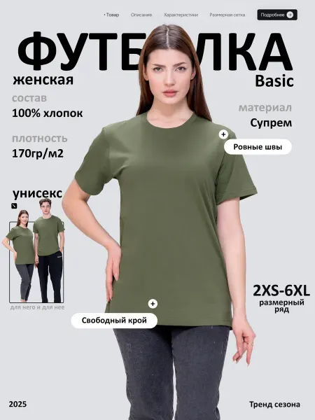 MIROMIO Футболка базовая прямого кроя