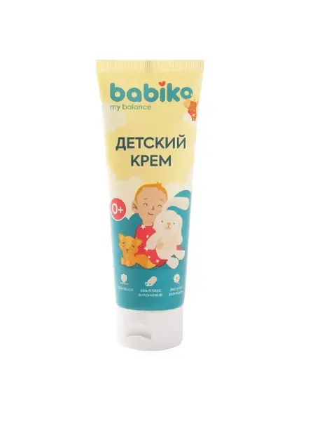 Babiko Крем детский для тела увлажняющий 0+ 75мл