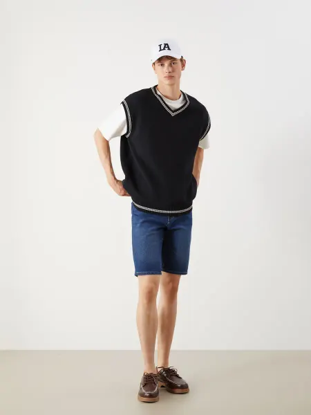 LC Waikiki Шорты мужские зауженные джинсовые