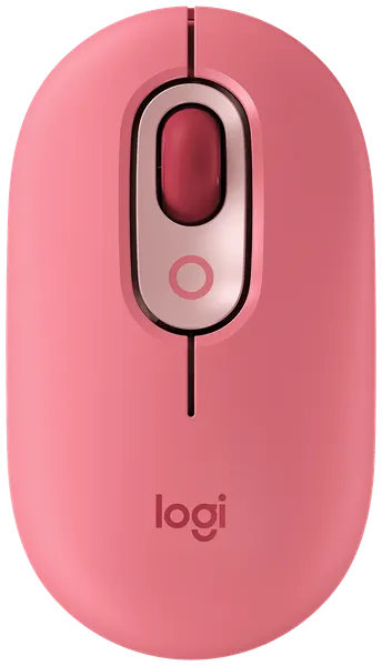 Мышь беспроводная Logitech POP Mouse HEARTBREAKER ROSE (910-006548)