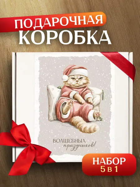 Allure Gift Коробка подарочная новый год Котики