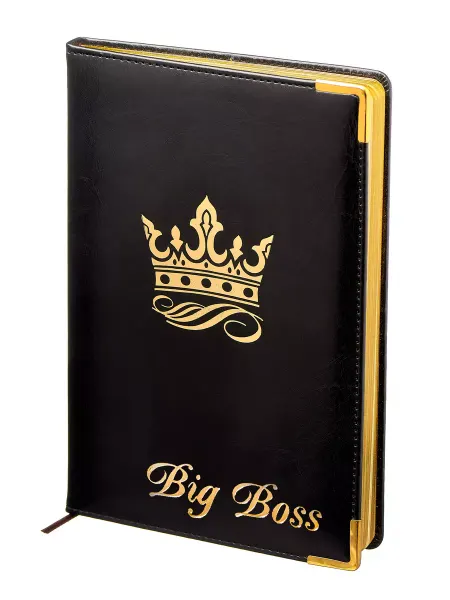 ИменноТвое Ежедневник недатированный А5 "Big Boss"