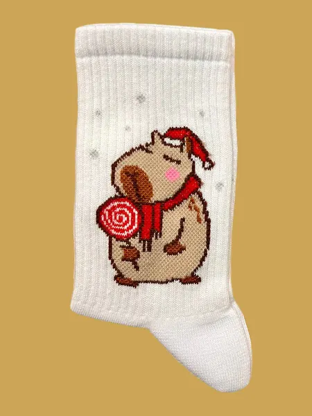 Krumpy Новогодние носки с капибарой