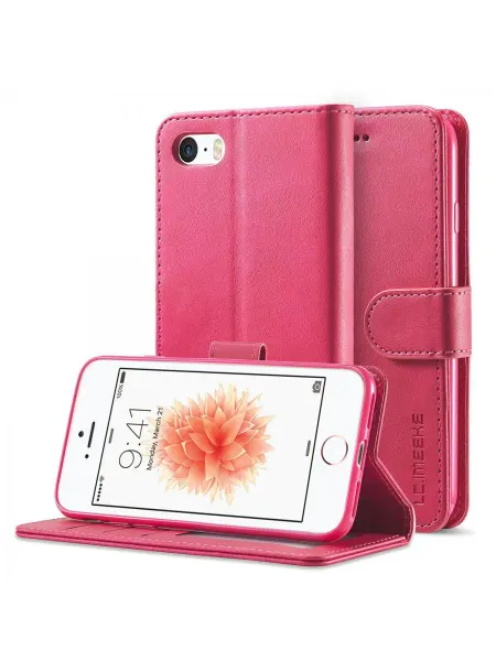 MyPads Кожаный чехол книжка LCIMEEKE для Apple iPhone 7 8 SE2