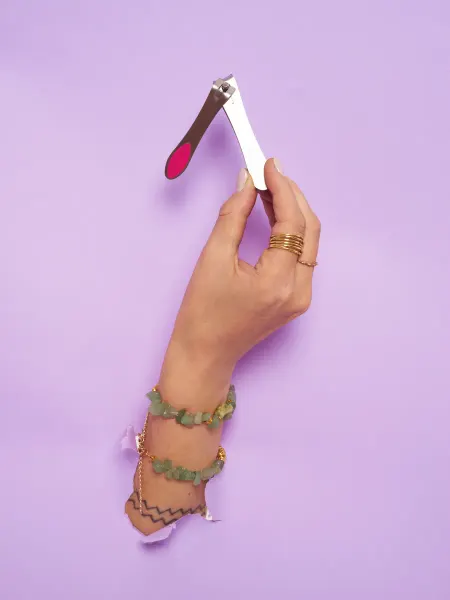 JACKS BEAUTY Книпсер для ногтей, клиппер маникюрный для ногтей 7,8см
