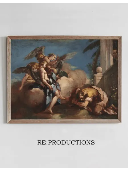 Re.productions Постер The Angels Appearing to Abraham - Francesco Guardi