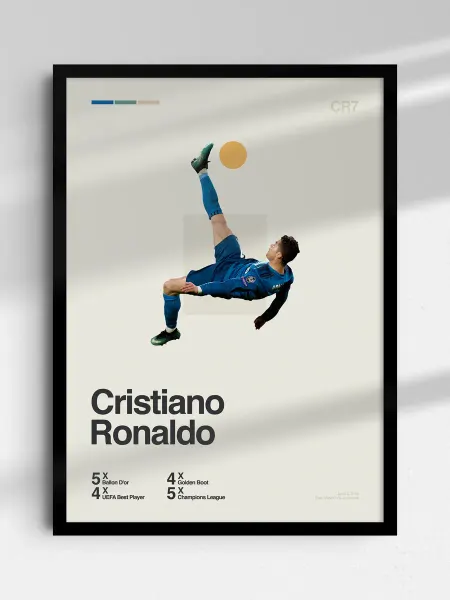 Высокое Искусство Постер Cristiano Ronaldo, А3, без рамы