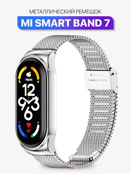 MIJOBS Металлический ремешок на Mi Smart Band 7