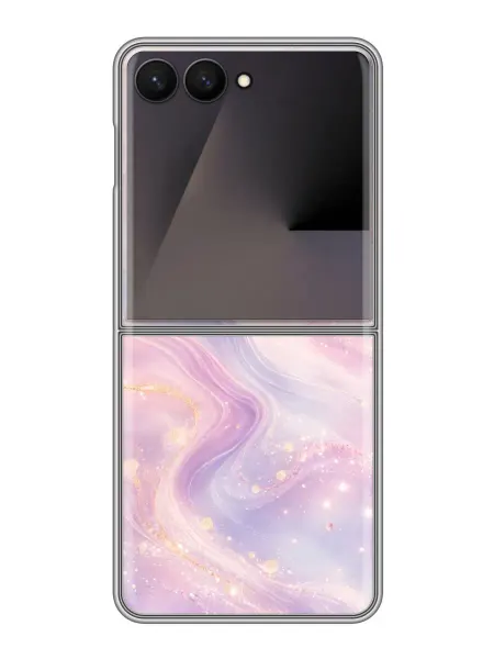 ChesnoCase Чехол на Samsung Galaxy Z Flip 7 женский мрамор