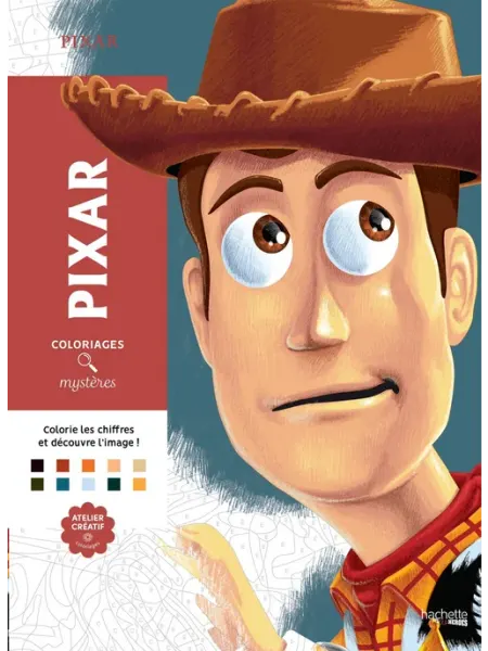 HobbyPlanet Раскраска по номерам дисней Пиксар Pixar coloriages hachette