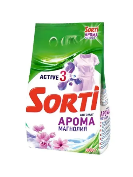 SORTI Стиральный порошок Арома Магнолия Автомат 6 кг