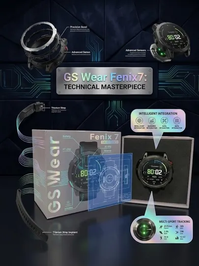 Умные часы GS Wear GS Fenix 7 (Smart Watch)