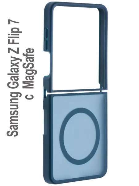 Trendsmax Чехол на Samsung Galaxy Z Flip 7 blue с MagSafe