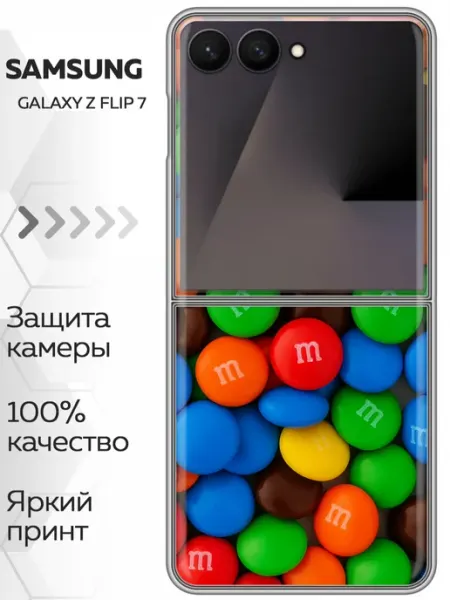 Marketclub Чехол на Samsung Galaxy Z Flip 7 Конфеты яркие