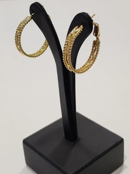 Bijoux Mania Серьги кольца крупные в стиле old money