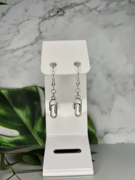 Серьги скрепки