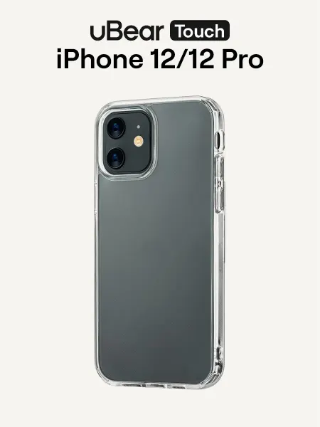 UBear Чехол для iPhone 12 12 Pro, Real Case (Transparent PC+TPU)
