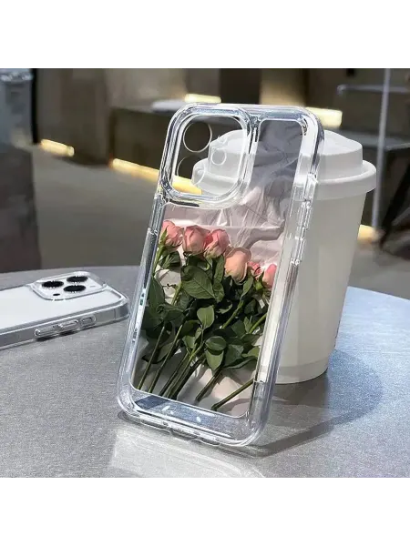 Smart Cover Чехол на iphone 16 pro прозрачный