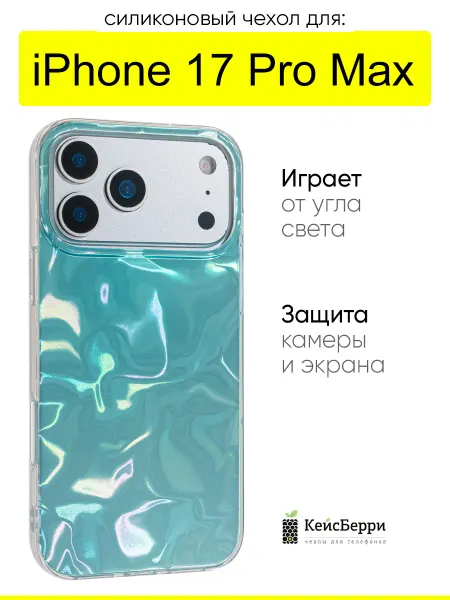 КейсБерри. Чехол для iPhone 17 Pro Max, серия Water ripples