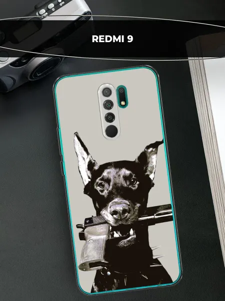 Xiaomi Чехол на Redmi 9 доберман