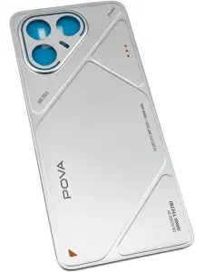 Tecno Pova 7 Задняя крышка серебристая