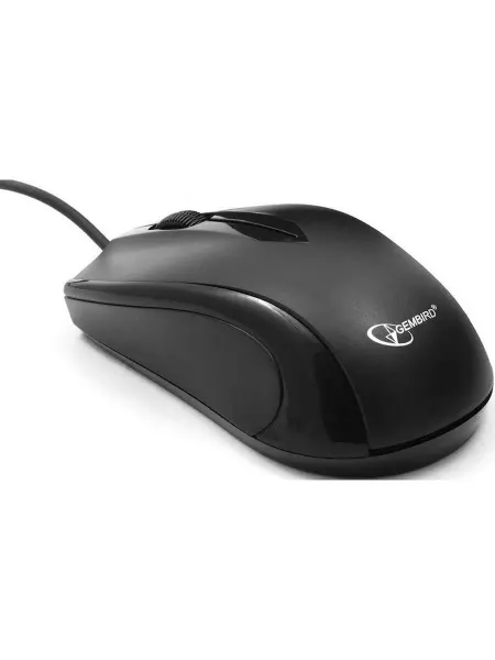 GEMBIRD Мышь компьютерная черная, USB