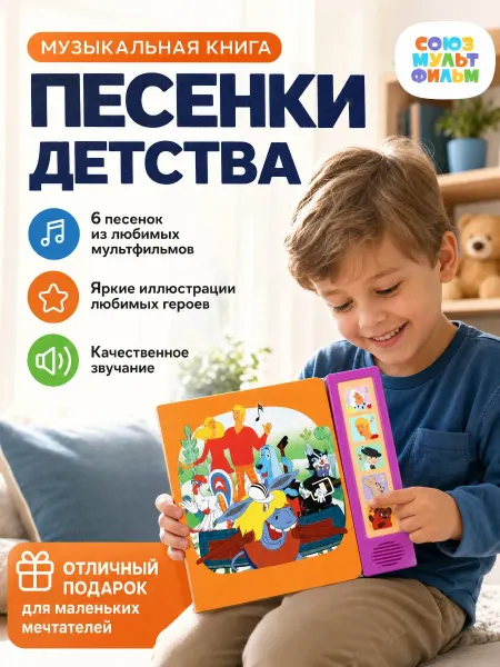 Умка Говорящая книга для малышей детей музыкальная развивающая