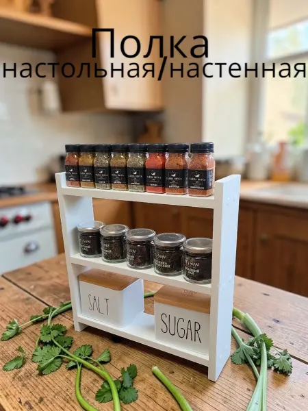 Полка настольная для кухни