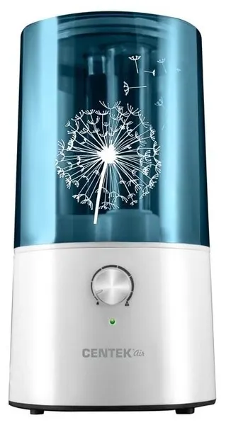 Ультразвуковой увлажнитель Centek CT-5101 Черный/BLUE (синий), 2,5л, на 30кв. м
