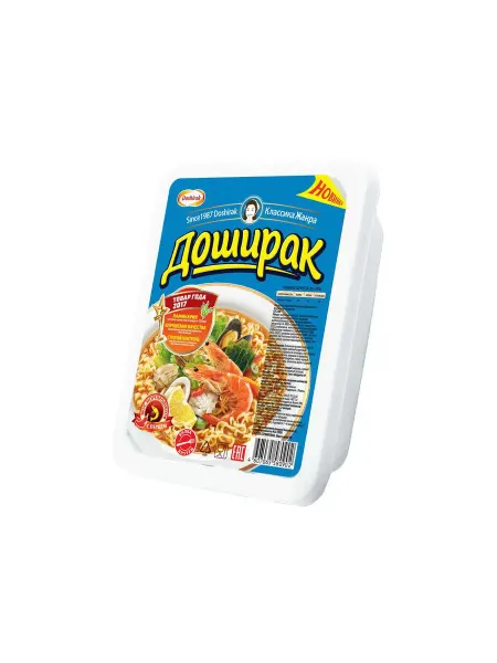 Доширак Лапша быстрого приготовления со вкусом морепродуктов