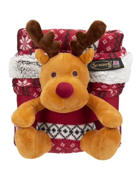 SCRUFFS Одеяло - подстилка для собак с игрушкой, 110x72,5