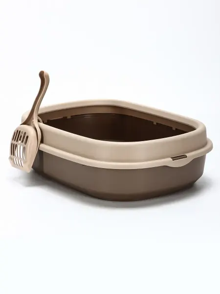 DENCO Seller Лоток для кошек Фур-Мур 48×35,5 см с бортом