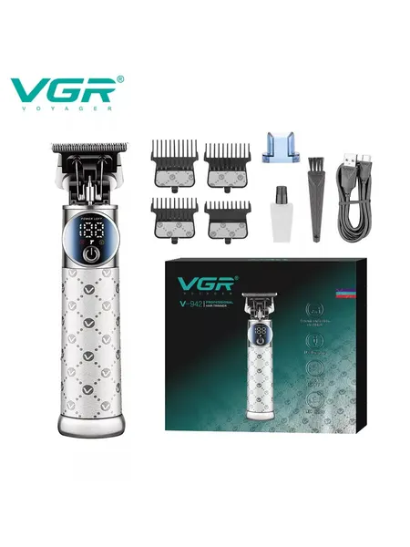 VGR Триммер для бороды и усов V-942