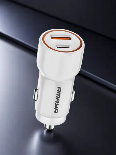 Автомобильное зарядное устройство AMAYA ACC-04, USB-A и Type-C, 22,5 Вт