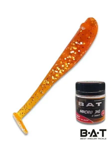 B.A.T. Cиликоновые приманки ВАТ BabyFish 32мм карам. аром Краб 8шт