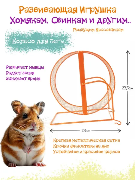 SKYRUS Колесо для бега грызунов хомяку свинке