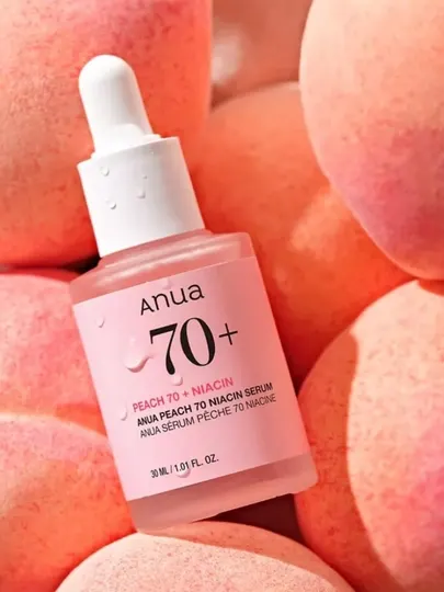 Сыворотка для лица Anua Peach 70 с ниацином, персиковый цвет и ниацинамид, 30 мл